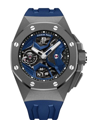 Audemars Piguet Royal Oak Concept GMT Tourbillon Titanium / Blue 26589IO.OO.D030CA.01
