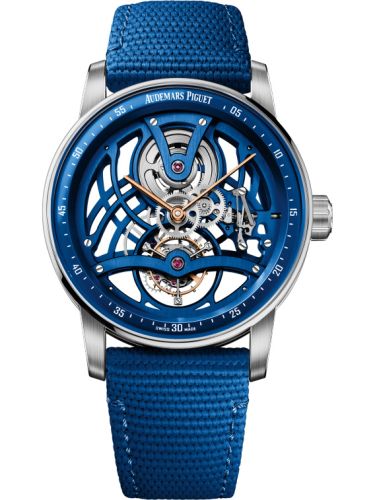 Audemars Piguet CODE 11.59 Tourbillon Openworked White Gold / Blue Ceramic / Blue 26600NB.OO.D346KB.01