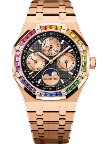 Audemars Piguet Royal Oak Perpetual Calendar 41 Pink Gold - Rainbow / Black 26614OR.YY.1220OR.01