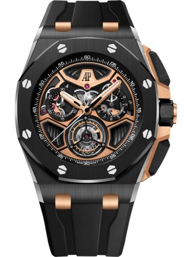 Audemars Piguet Royal Oak Offshore Flying Tourbillon Chronograph Ceramic - Pink Gold 26622CE.OO.D002CA.02
