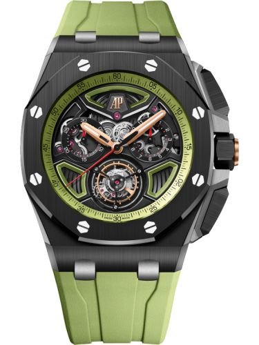 Audemars Piguet Royal Oak Offshore Flying Tourbillon Chronograph Ceramic - Titanium / Green 26622CE.OO.D062CA.01