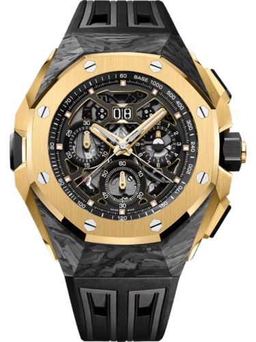 Audemars Piguet Royal Oak Concept Split Second Chronograh GMT Large Date CFT Carbon - Yellow Gold / Skeleton 26650FA.OO.D002CA.01