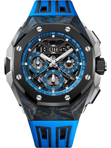 Audemars Piguet Royal Oak Concept Split Second Chronograh GMT Large Date CFT Carbon - Titanium / Skeleton 26650FO.OO.D353CA.01