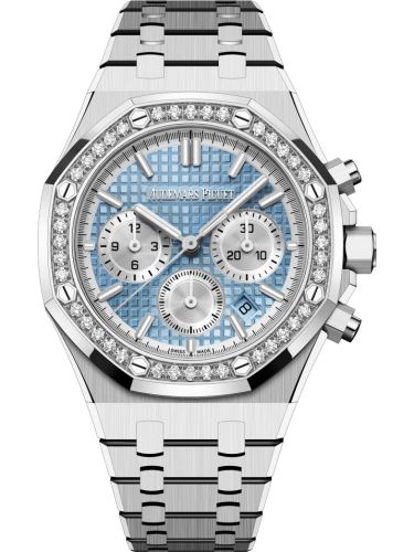 Audemars Piguet Royal Oak Chronograph 38 Stainless Steel - Diamond / Light Blue 26715ST.ZZ.1356ST.01