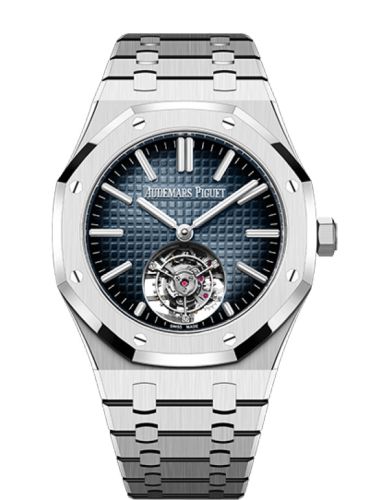 Audemars Piguet Royal Oak Self-Winding Flying Tourbillon Stainless Steel / Blue 26730ST.OO.1320ST.02