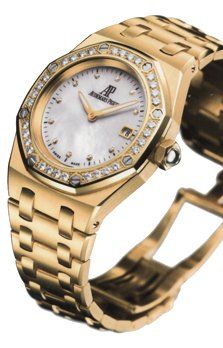 Audemars Piguet Royal Oak 67601 Quartz Yellow Gold / MOP 67601BA.ZZ.1210BA.02