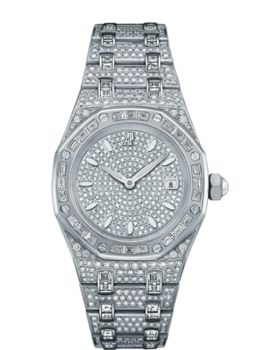 Audemars Piguet Royal Oak 67604 Quartz White Gold / Diamond / Diamond / Bracelet 67604BC.ZZ.1211BC.01