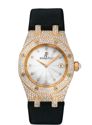 Audemars Piguet Royal Oak 67605 Pink Gold / Diamond / MOP / Strap 67605OR.ZZ.D009SU.01