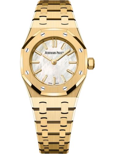 Audemars Piguet Royal Oak Mini Quartz Yellow Gold / MOP 67630BA.OO.1312BA.03-B