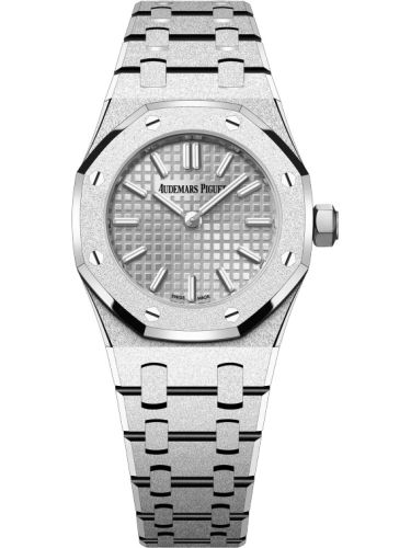 Audemars Piguet Royal Oak Mini Quartz Frosted White Gold / Silver 67630BC.GG.1312BC.01