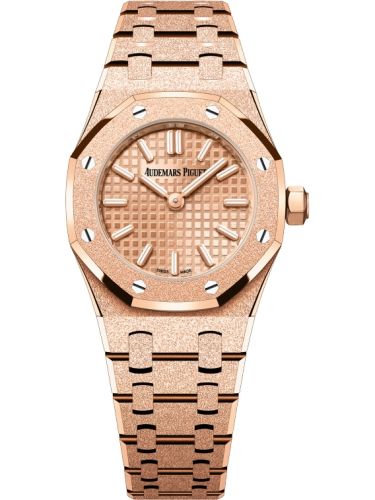 Audemars Piguet Royal Oak Mini Quartz Frosted Pink Gold / Silver 67630OR.GG.1312OR.01