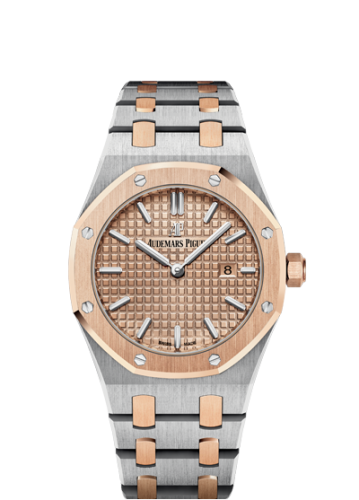 Audemars Piguet Royal Oak 67650 Quartz Stainless Steel / Pink Gold / Pink / Bracelet 67650SR.OO.1261SR.01