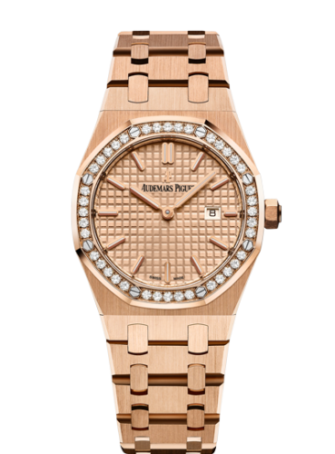 Audemars Piguet Royal Oak 67651 Quartz Pink Gold / Pink / Bracelet 67651OR.ZZ.1261OR.03