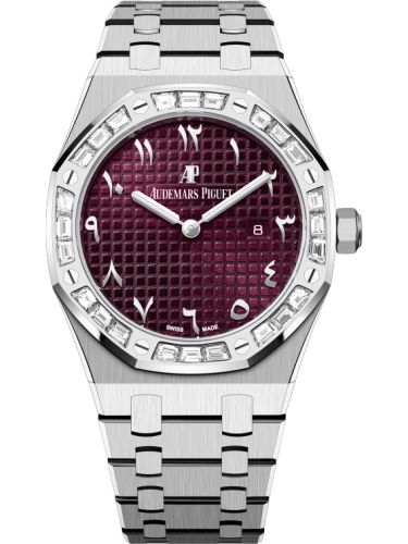 Audemars Piguet Royal Oak 67656 Quartz White Gold / Purple - Eastern Arabic 67656BC.ZZ.1261BC.01
