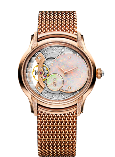 Audemars Piguet Millenary Hand-wound Frosted White Gold / Opal / Bracelet 77244OR.GG.1272OR.01