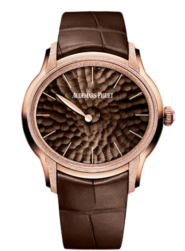 Audemars Piguet Millenary Frosted Gold Philosophique Pink Gold / Brown 77266OR.GG.A823CR.01