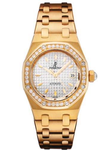Audemars Piguet Royal Oak Selfwinding 77321 Yellow Gold / Diamond / Silver / Bracelet 77321BA.ZZ.1230BA.01