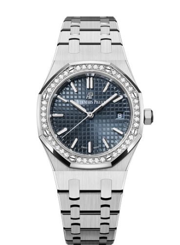 Audemars Piguet Royal Oak Selfwinding 34 Stainless Steel / Diamond / Blue / Bracelet 77351ST.ZZ.1261ST.01