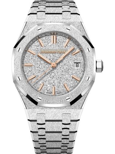 Audemars Piguet Royal Oak Selfwinding 34 Frosted White Gold / Crystal Sand 77450BC.GG.1361BC.01