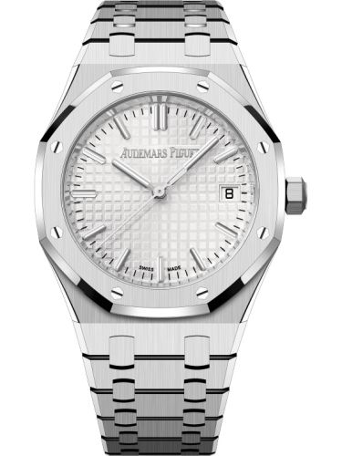 Audemars Piguet Royal Oak Selfwinding 34 Stainless Steel / Silver / Bracelet / 50th Anniversary 77450ST.OO.1361ST.01