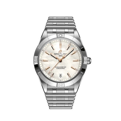 Breitling Chronomat Automatic 36 Stainless Steel / MOP / Rouleaux A10380101A4A1