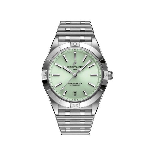 Breitling Chronomat Automatic 36 Stainless Steel / Green / Rouleaux A10380101L1A1