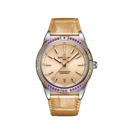Breitling Chronomat Automatic 36 South Sea Stainless Steel / Beige A10380611A1P1