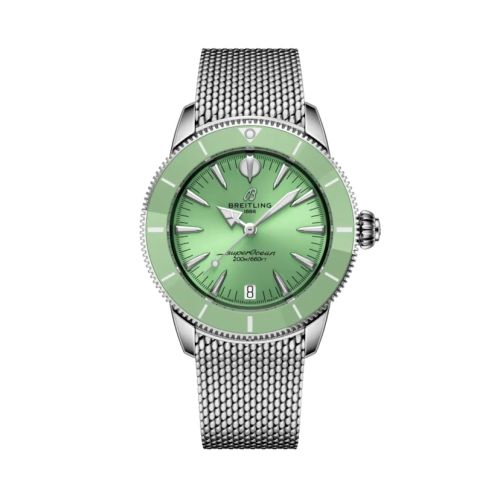 Breitling Superocean Heritage B31 Automatic 36 Stainless Steel / Green / Milanese A10390361L1A1