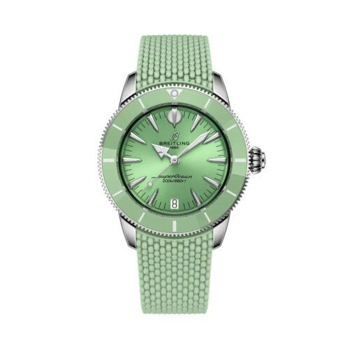 Breitling Superocean Heritage B31 Automatic 36 Stainless Steel / Green / Rubber A10390361L1S1