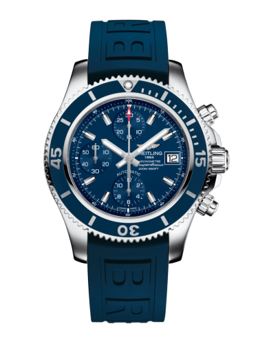 Breitling Superocean Chronograph 42 Stainless Steel / Blue / Rubber / Pin A13311D1/C971/148S/A18S.1