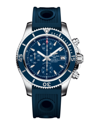 Breitling Superocean Chronograph 42 Stainless Steel / Blue / Rubber / Folding A13311D1/C971/203S/A18D.2