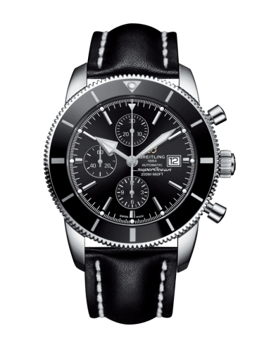 Breitling Superocean Heritage II 46 Chronograph Stainless Steel / Black / Black / Calf / Pin A1331212/BF78/441X/A20BA.1