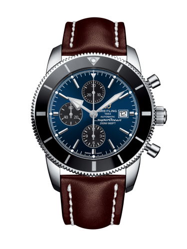 Breitling Superocean Heritage II 46 Chronograph Stainless Steel / Black / Blue / Calf / Pin A1331212/C968/443X/A20BA.1