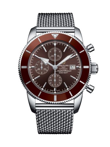 Breitling Superocean Heritage II 46 Chronograph Stainless Steel / Bronze / Bronze / Milanese A13312331Q1A1