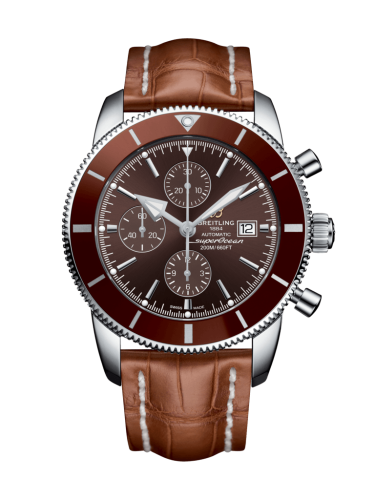 Breitling Superocean Heritage II 46 Chronograph Stainless Steel / Bronze / Bronze / Croco / Folding A1331233/Q616/755P/A20D.1