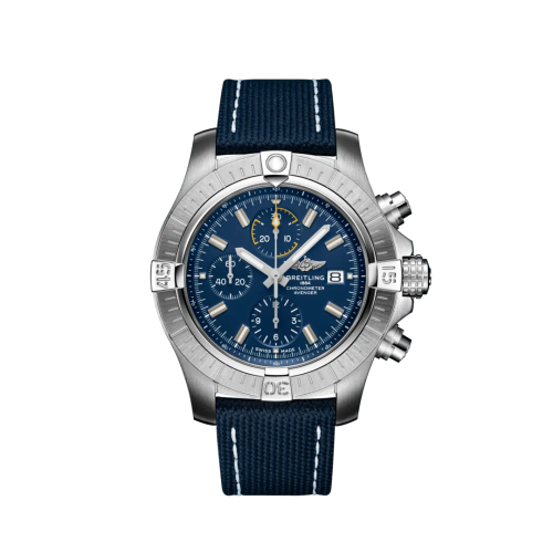 Breitling Avenger Chronograph 45 Stainless Steel / Blue / Military / Folding A13317101C1X2