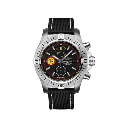 Breitling Avenger Chronograph 45 Stainless Steel / Black / Military / Pin / Swiss Air Force Limited Edition A133171A1B1X1