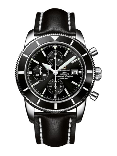 Breitling Superocean Heritage 46 Chronograph Stainless Steel / Black / Black / Calf A1332024.B908.441X