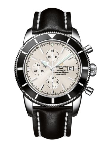 Breitling Superocean Heritage 46 Chronograph Stainless Steel / Black / Stratus Silver / Calf A1332024.G698.441X