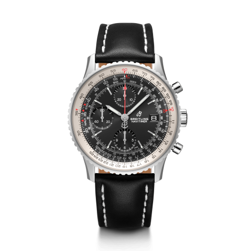 Breitling Navitimer 1 Chronograph 41 Stainless Steel / Black / Calf / Folding A13324121B1X2