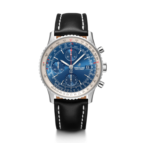 Breitling Navitimer 1 Chronograph 41 Stainless Steel / Blue / Calf / Folding A13324121C1X2