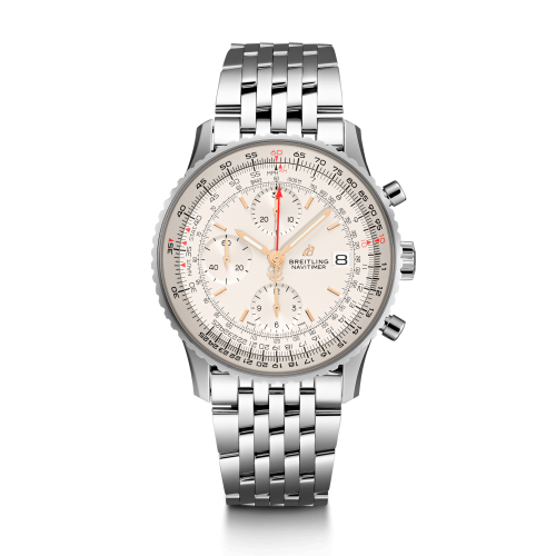Breitling Navitimer 1 Chronograph 41 Stainless Steel / Silver / Bracelet A13324121G1A1