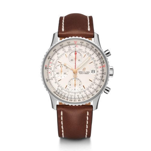 Breitling Navitimer 1 Chronograph 41 Stainless Steel / Silver / Calf / Pin A13324121G1X1