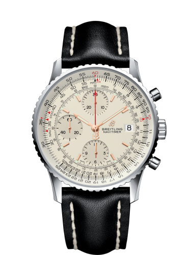 Breitling Navitimer 1 Chronograph 41 Stainless Steel / Silver / Calf / Folding A13324121G1X4