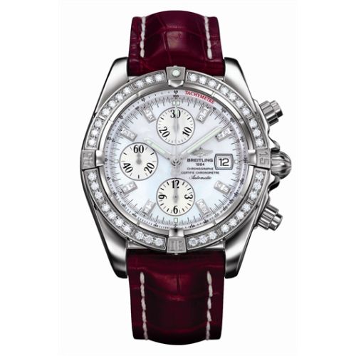 Breitling Chronomat Evolution Stainless Steel - Diamond / MOP A1335611/A570
