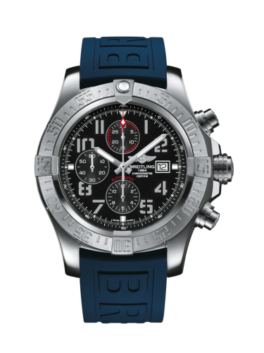 Breitling Super Avenger II Stainless Steel / Volcano Black / Rubber / Folding A1337111/BC28/160S/A20D.2