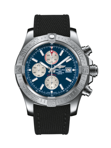 Breitling Super Avenger II Stainless Steel / Mariner Blue / Military / Pin A1337111/C871/104W/A20BA.1