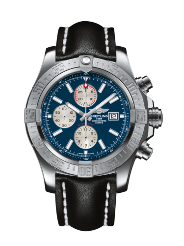 Breitling Super Avenger II Stainless Steel / Mariner Blue / Calf / Pin A1337111/C871/441X/A20BA.1