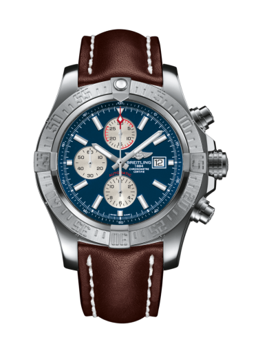 Breitling Super Avenger II Stainless Steel / Mariner Blue / Calf / Pin A1337111/C871/443X/A20BA.1