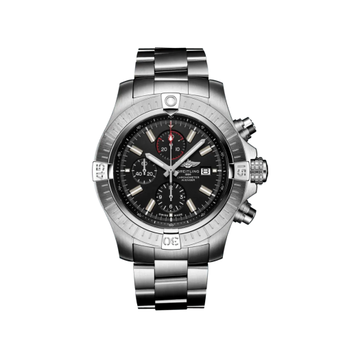 Breitling Avenger Chronograph 48 Stainless Steel / Black / Bracelet A13375101B1A1